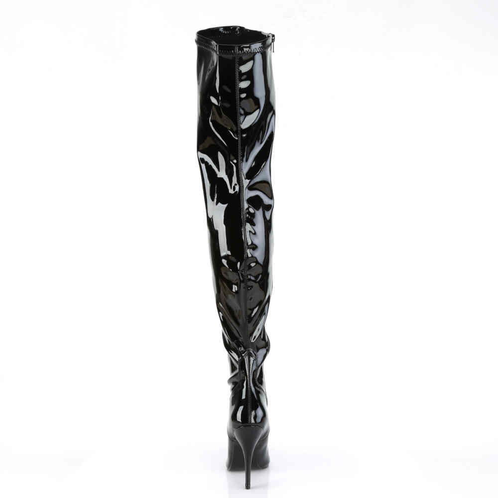 Pleaser Pleaser Overknee Boots SEDUCE3000 Black | Attitude Pleaser Pleaser Overknee Boots SEDUCE3000 Black | Attitude